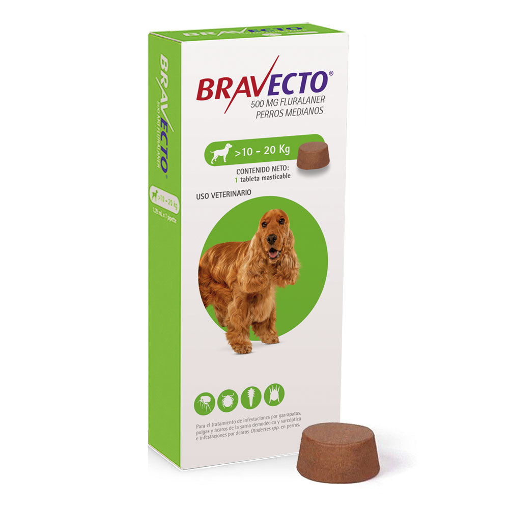 Bravecto masticable para perro (3 meses de protección)