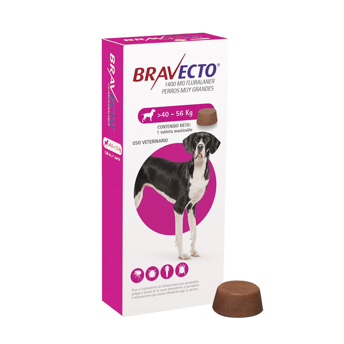 Bravecto masticable para perro (3 meses de protección)